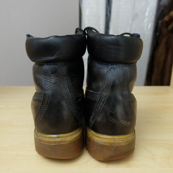 Timberland Boots Mens 8 M Blue Hiking Outdoor Classic Leather Retro - Picture 4 of 10